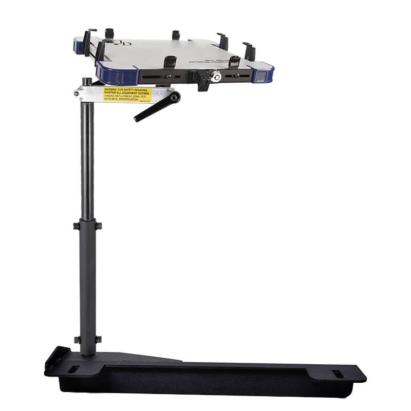 No Holes Mount – Laptop Mount – Dodge Charger (2011+) Police Package – Seat Bolt Mounted