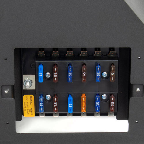 Standard Console – 20" – Wide Body Console with Locking Side Storage