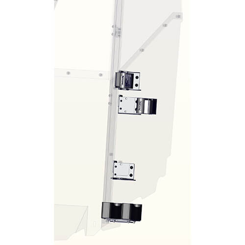 Gun Rack: GR7 Vertical Mount for GL3XL Single Cell – AR-BLM/870