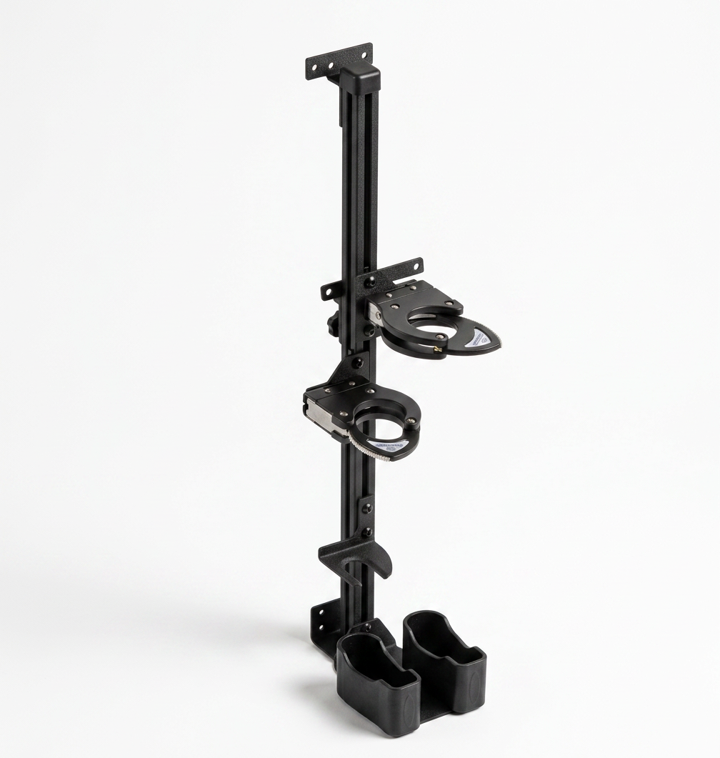 Gun Rack – Partition Mount – Vertical – Dual (AR + 870)
