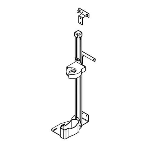 Gun Rack – Partition Mount – Vertical – Single (870 Shotgun)