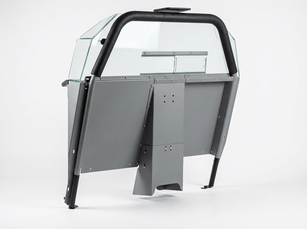 Partition – space creator with bidirectional recessed housing (Dodge Durango 2014+)