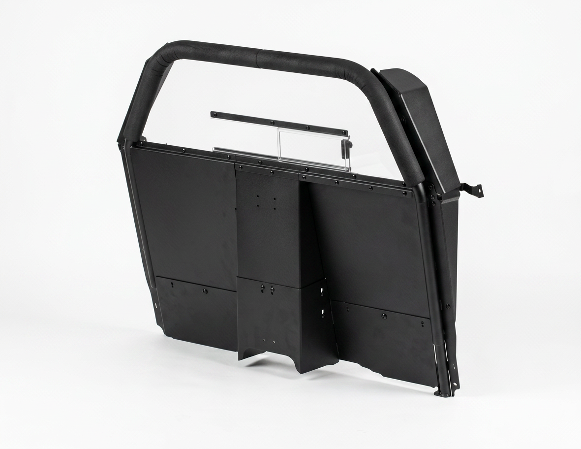 Partition – space creator with bidirectional recessed housing (Dodge Durango 2014+)