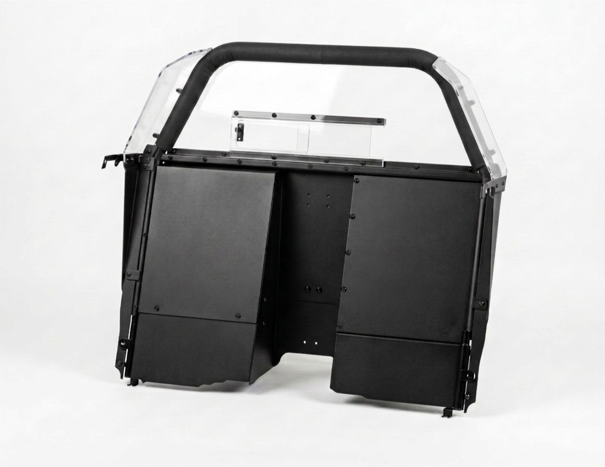 Partition – space creator with bidirectional recessed housing (Dodge Durango 2014+)