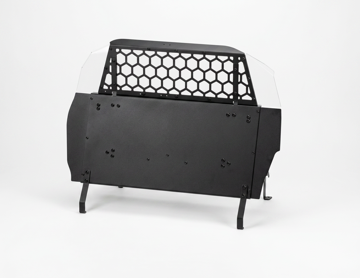 Cargo Barrier: CB4 with Upper Poly Cover for Ford Police Interceptor Utility (2020+)