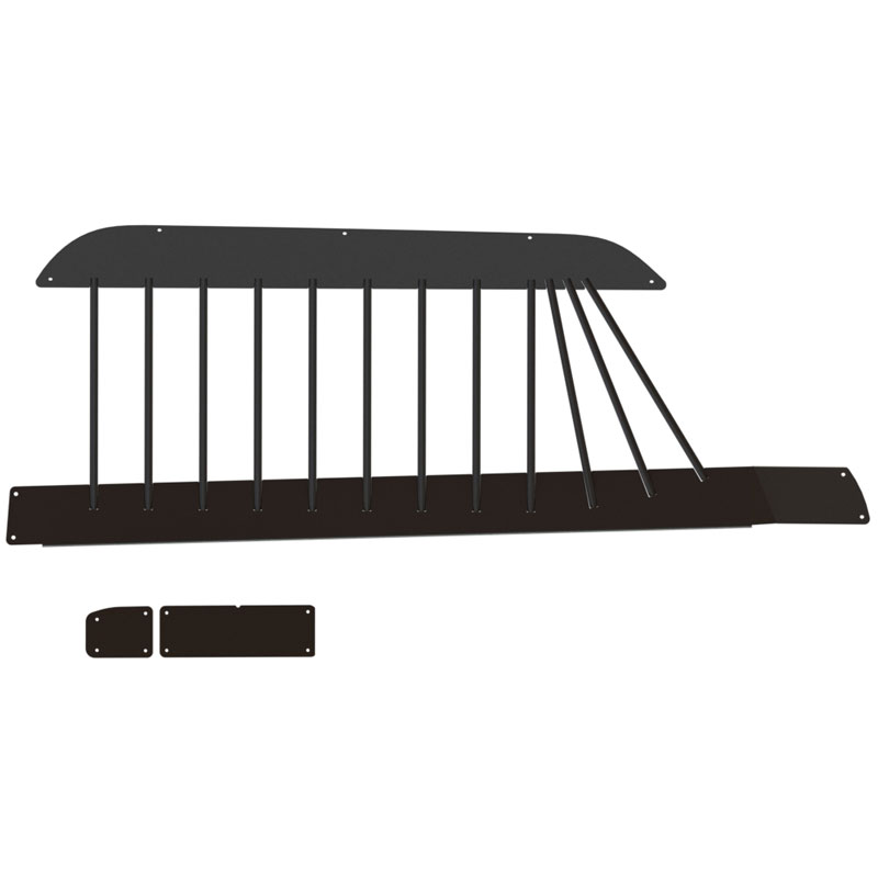 Window Armor + Door Panel – Bar Window Armor & Door Control Covers (Ford PI Utility 2020+)