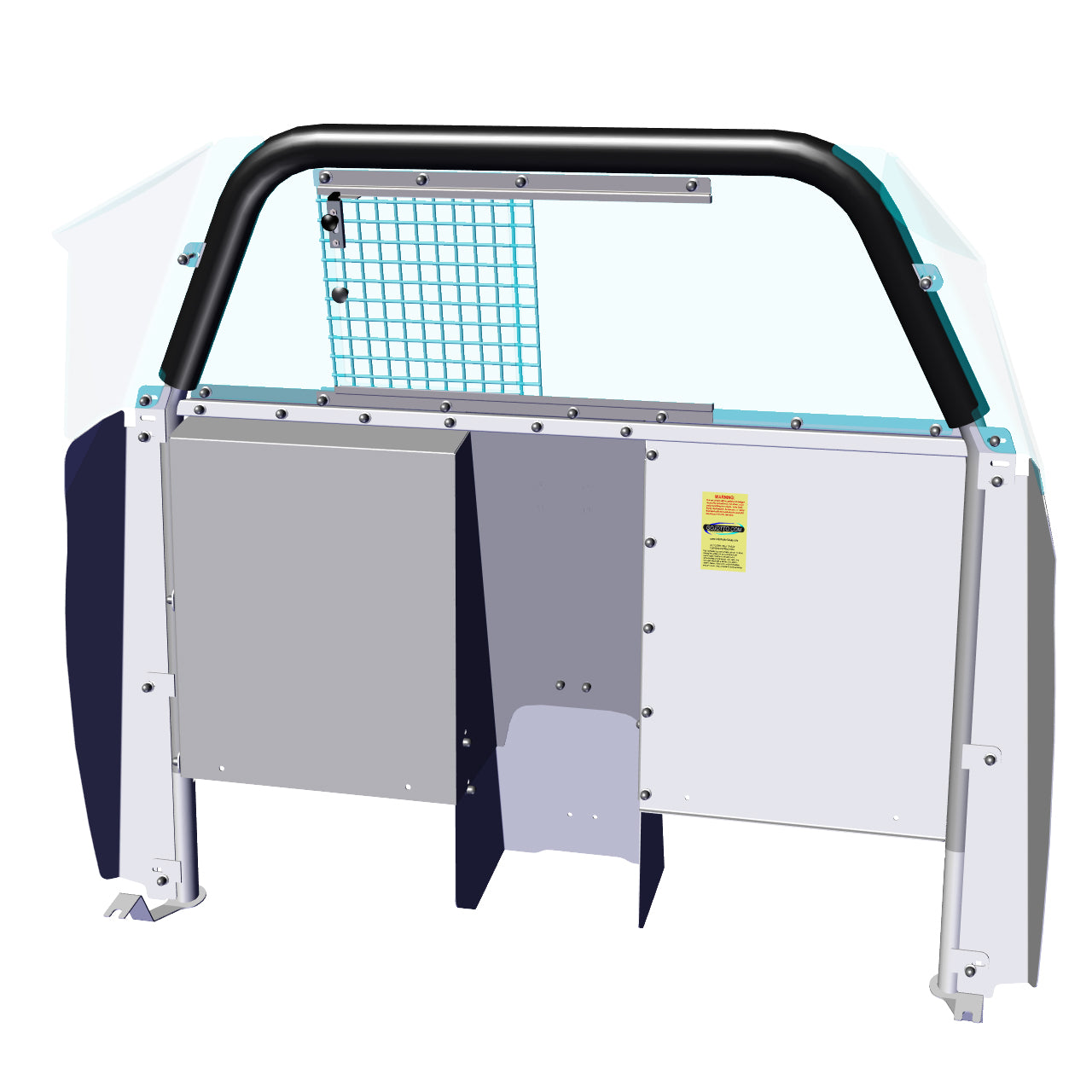 Partition – Space Creator (Full Window + Safety Wire) – Tahoe (2021+)