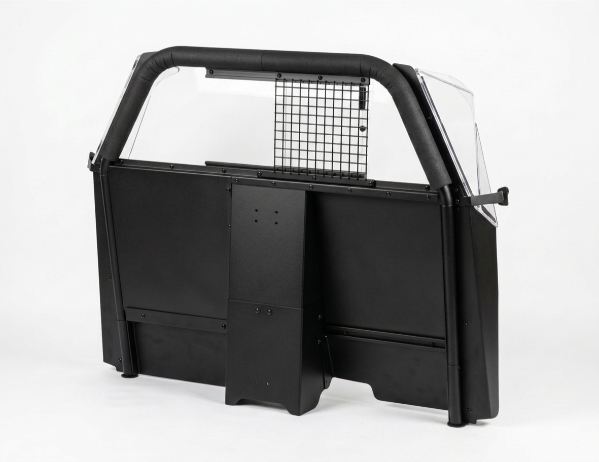 Partition – Space Creator (Full Window + Safety Wire) – Silverado SSV (2023+)