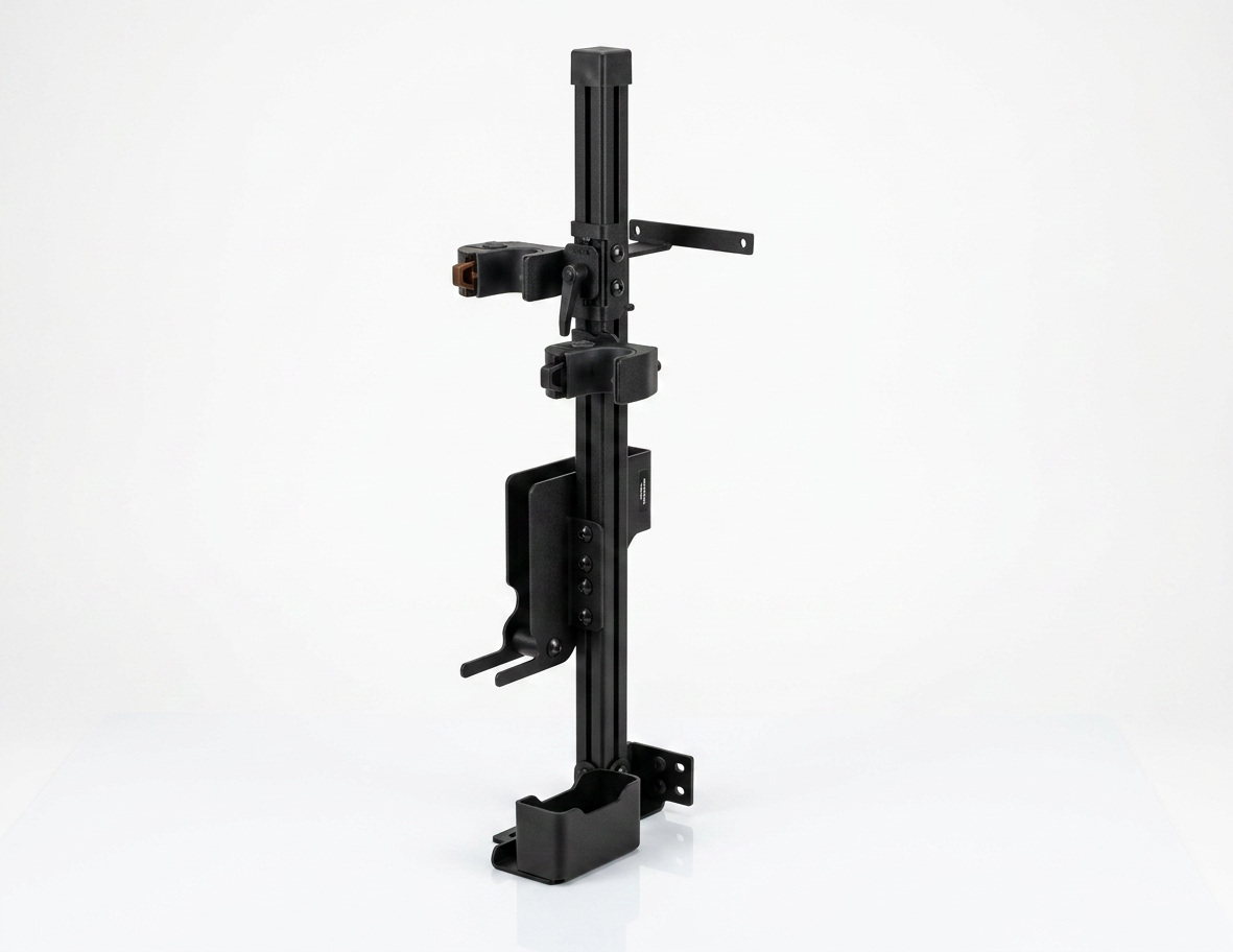 Gun Rack – Partition Mount – Vertical – Dual (AR Secure + 870 – ZRT)