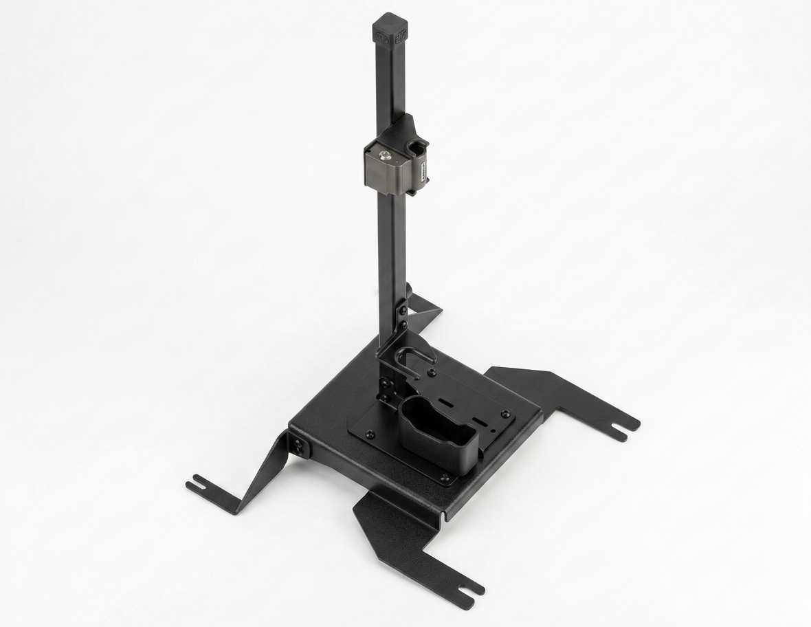 Gun Rack – Floor Mount – Vertical Single AR (Standard Lock, Tahoe 2021+)