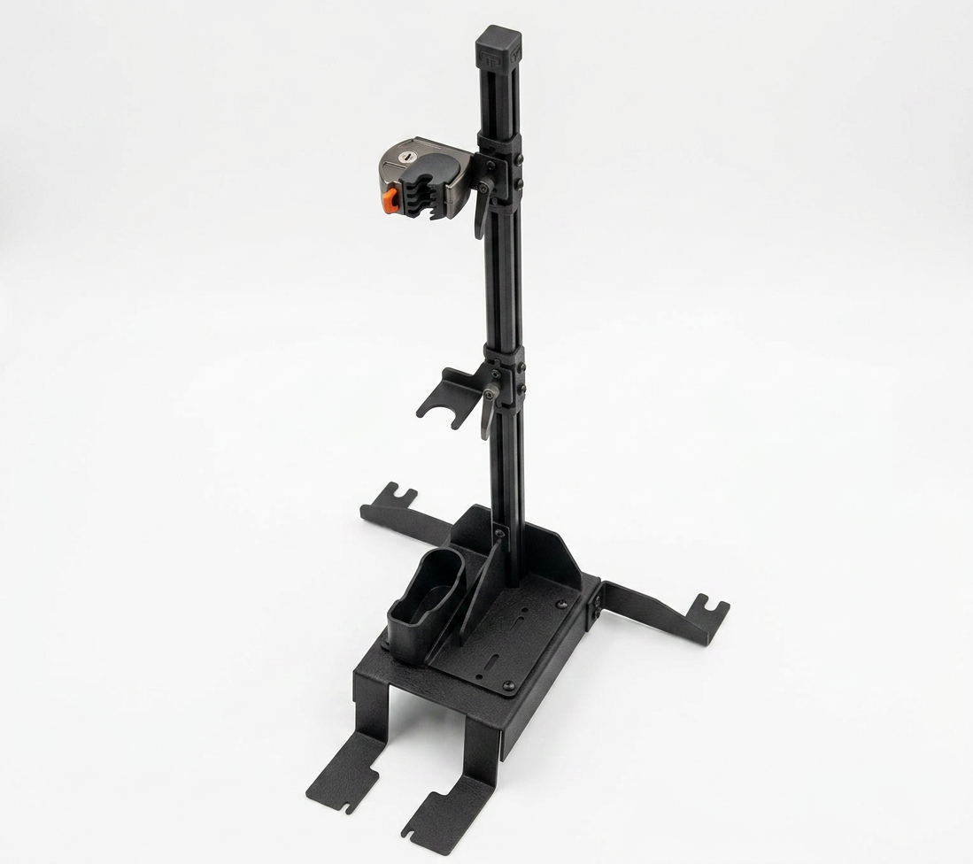 Gun Rack – Floor Mount – Vertical Single AR (ZRT Lock, PI Utility 2020+)