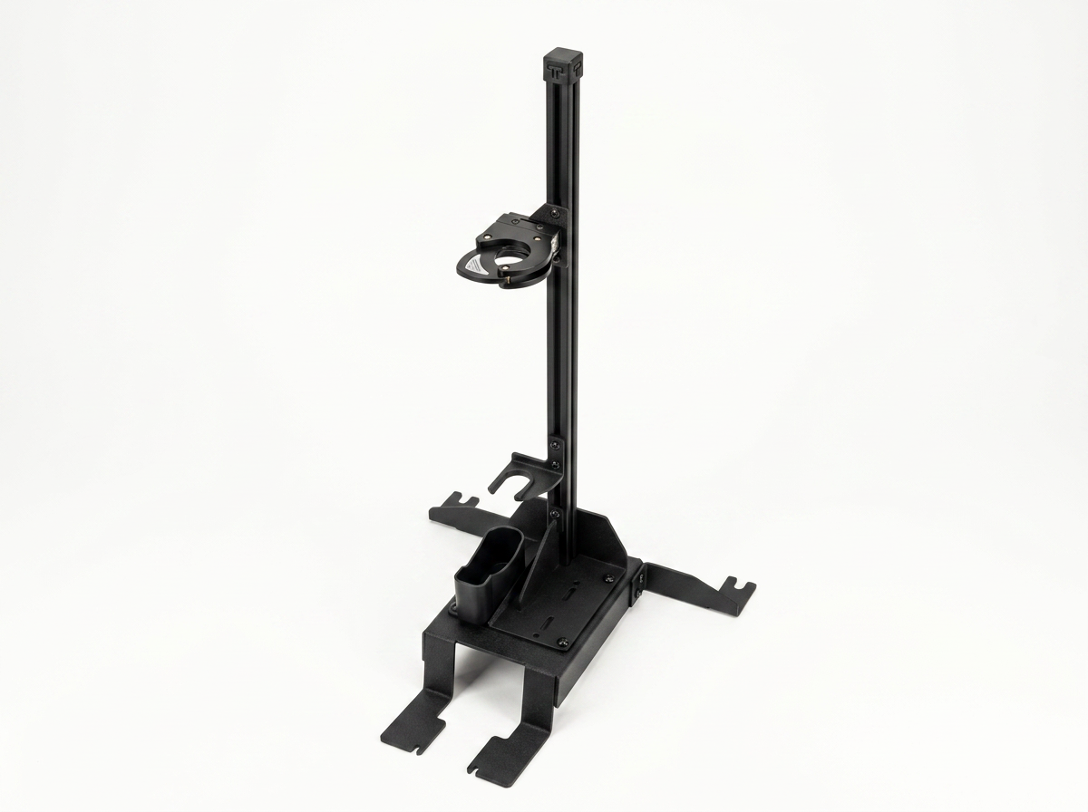 Gun Rack – Floor Mount – Vertical Single AR (GL3-XL Lock, PI Utility 2020+)