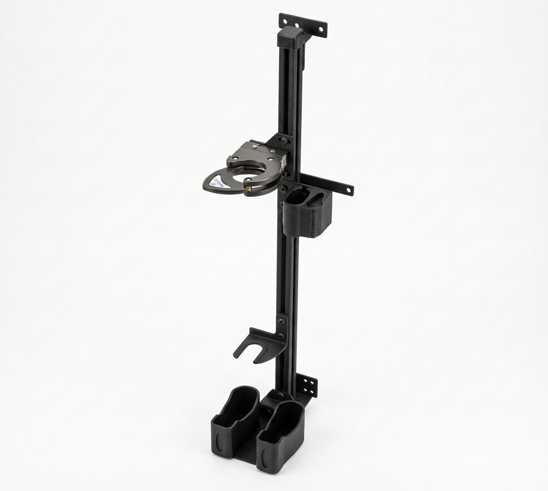 Gun Rack – Partition Mount – Vertical – Dual (AR + 870)