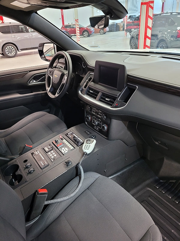 Contour Console – 20" – Horizontal Contour with Locking Lid (CHEVY TAHOE 2021–2024)