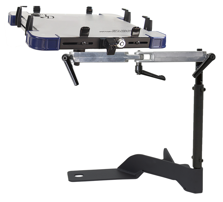 No Holes Mount – Laptop Mount – Ford PI Utility (2020+) – Seat Bolt Mounted