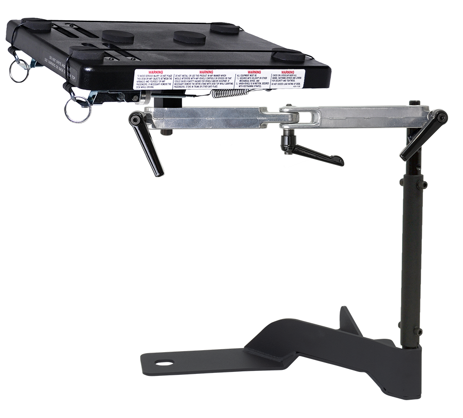 No Holes Mount – Laptop Mount – Ford PI Utility (2020+) – Seat Bolt Mounted