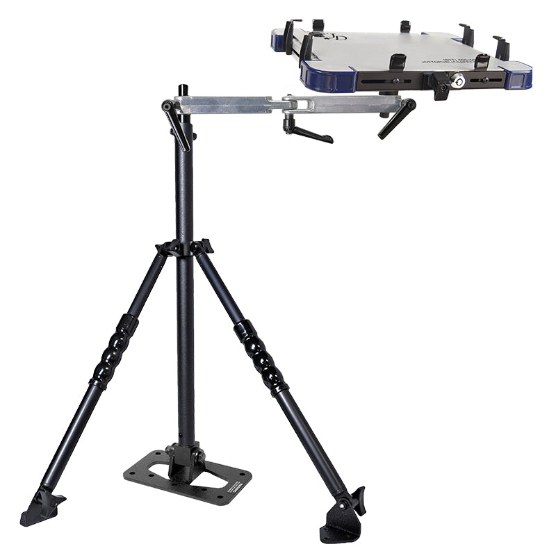 Universal Laptop Mount – Flat Floor Mount with Tripod Support