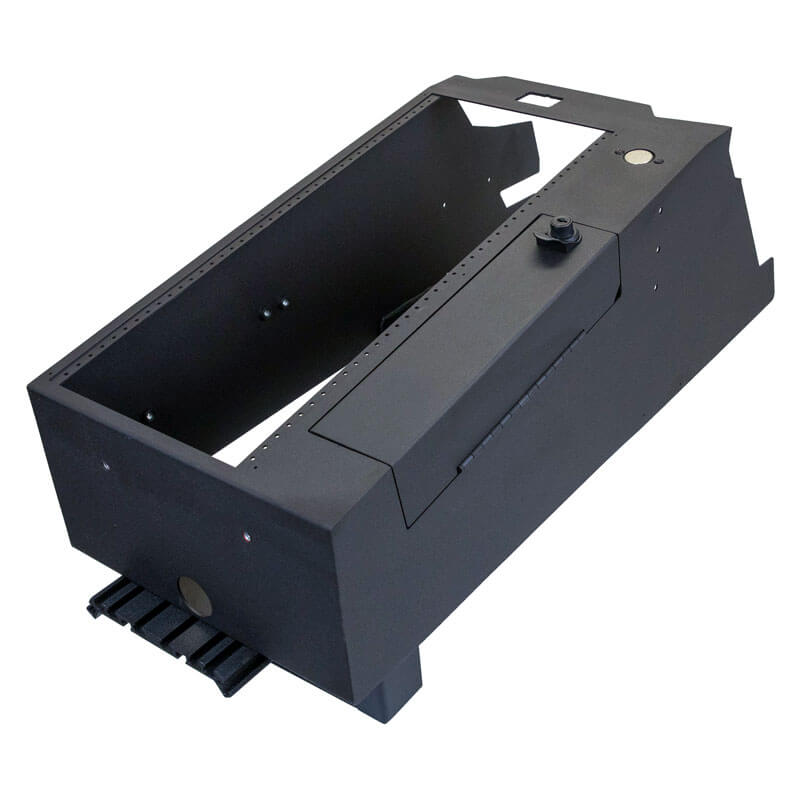 Contour Console – 20" – Horizontal Contour with Locking Lid (FORD F-150 SSV/PR 2021+ · FORD F-250 2023+)