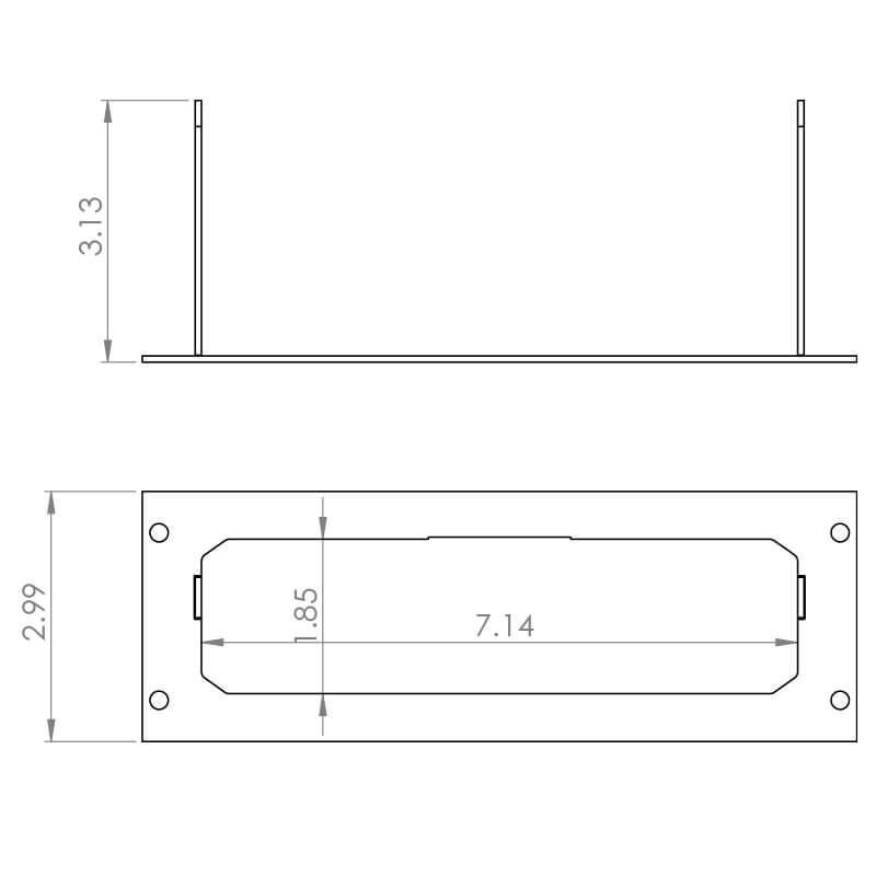 Faceplate 3" – Motorola / WatchGuard M500 Core Processor