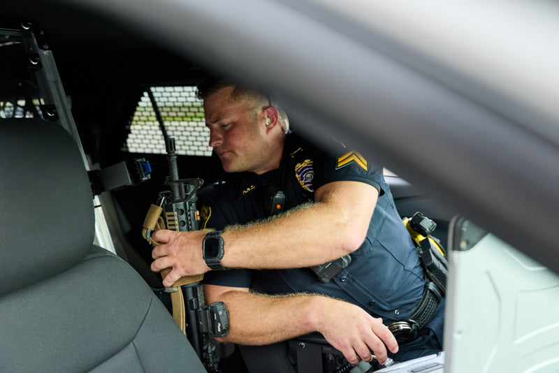 Police Car Rifle Lock Police Vehicle Gun Racks & Rifle Mounts | Tenhold
