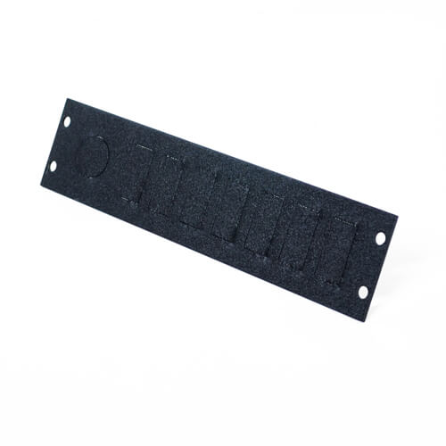 Faceplate – 2" Blank with Seven Toggle Switches & One 12V Outlet