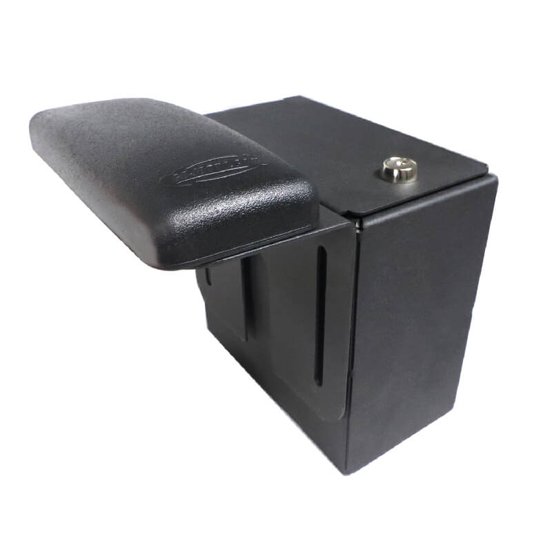 Accessory – Locking Storage Box with Adjustable Armrest (Floor Plate Mount)