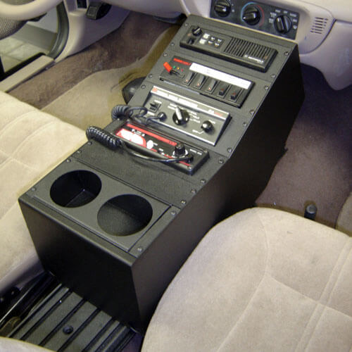 Standard Console – 18" – Lazy “L” Sloped Equipment Console