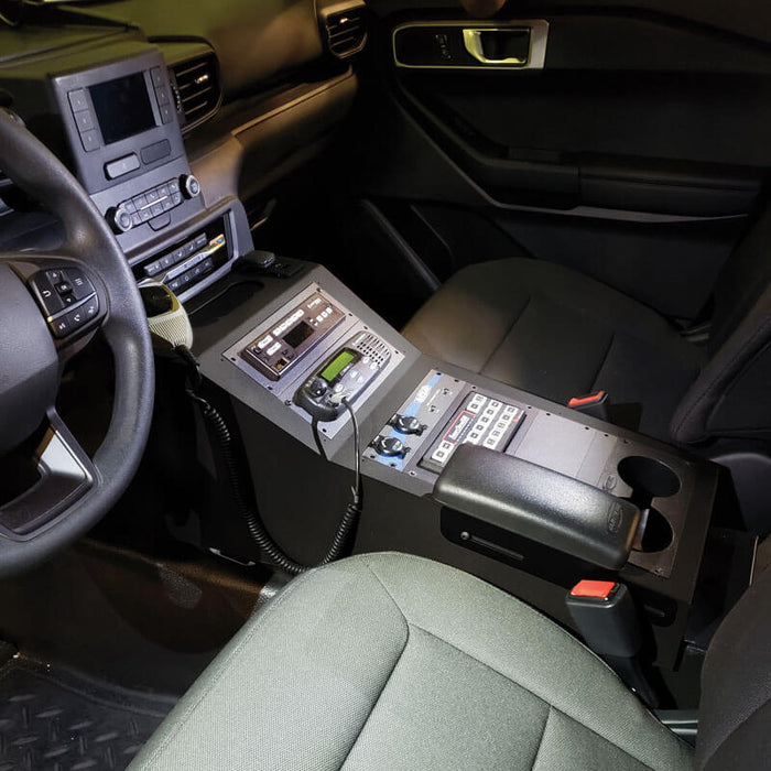Police Vehicle Consoles | Public Safety Center Consoles | Tenhold