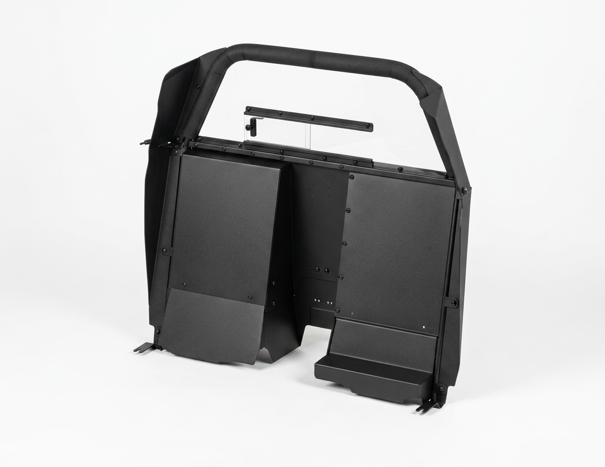 Partition – space creator with bidirectional recessed housing (Ford PI Utility 2020+)