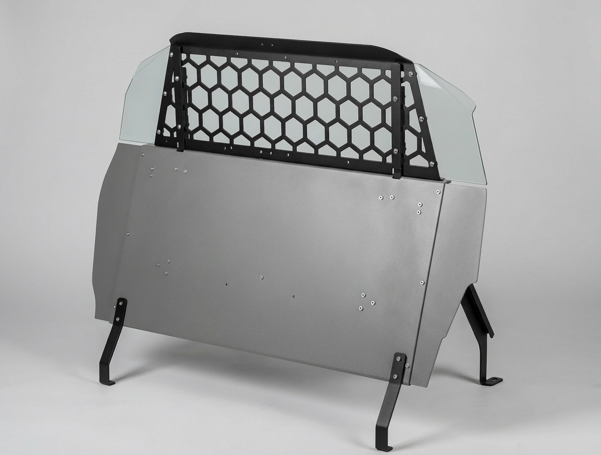 CB4 Cargo Barrier, Side-Curtain-Airbag Compliant (Ford PI Utility 2020+)