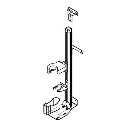 Gun Rack – Partition Mount – Vertical – Single (AR)