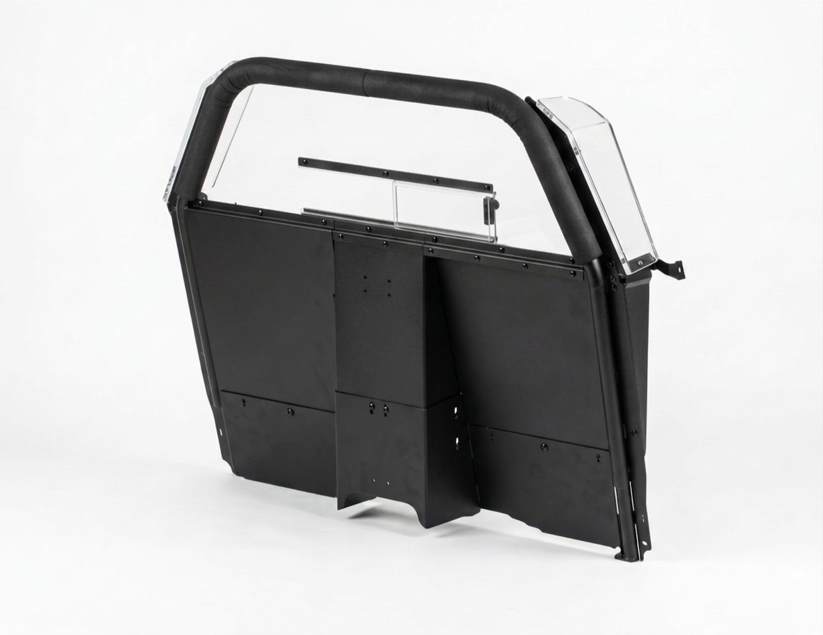 Partition – space creator with bidirectional recessed housing (Dodge Durango 2014+)