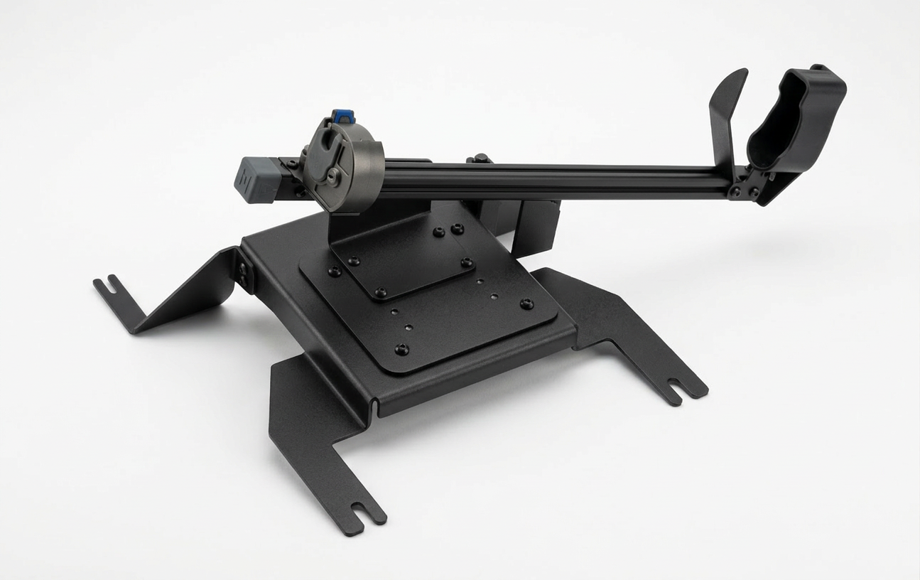 Gun Rack – Rear Seat Mount – Vertical – Dual (AR/870 – ZRT) (Ford PI Utility 2020+)