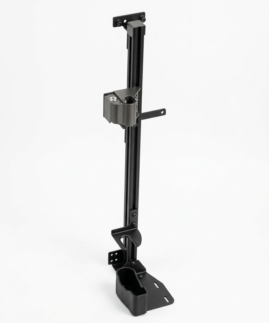 Gun Rack – Partition Mount – Vertical – Single (AR)