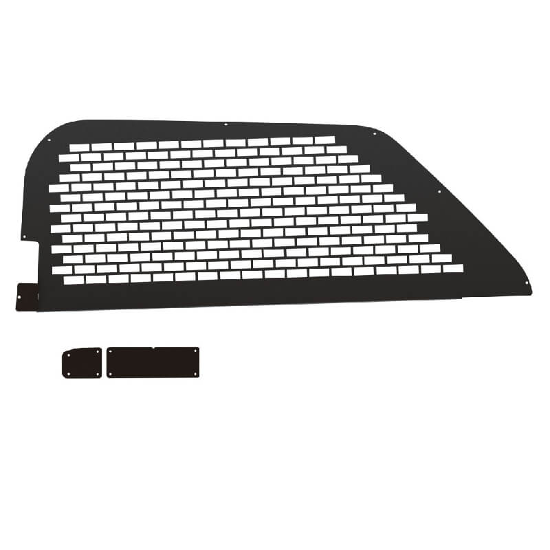 Window Armor – Ford PI Utility (2020+) Secure-Grid Window Armor with Door Control Covers (OEM Doors)