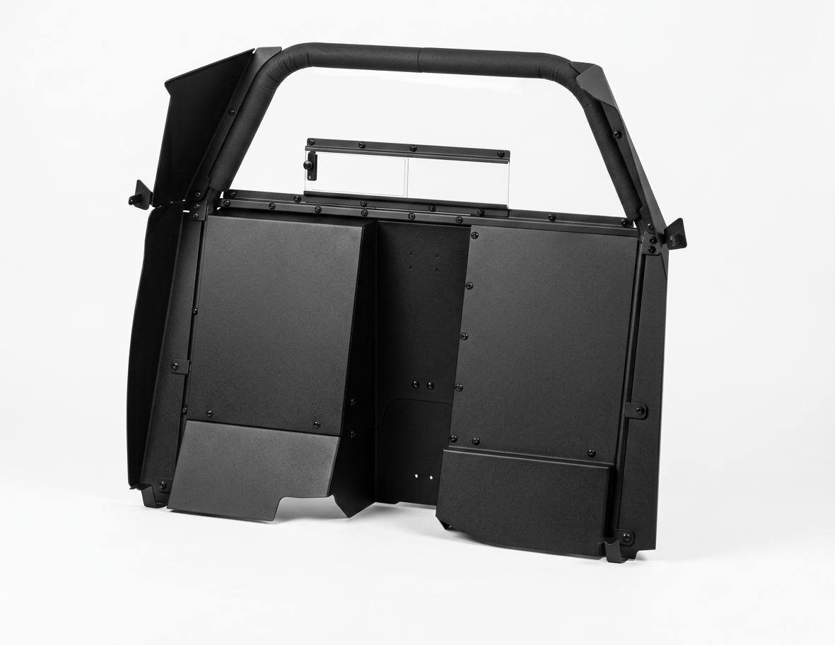 Partition – space creator with bidirectional recessed housing (Chevy Tahoe 2021+)