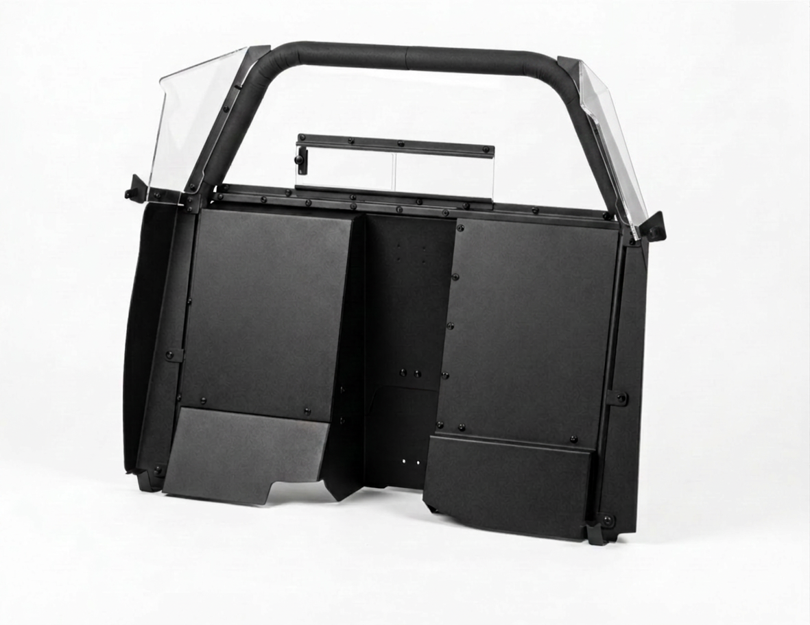 Partition – space creator with bidirectional recessed housing (Chevy Tahoe 2021+)