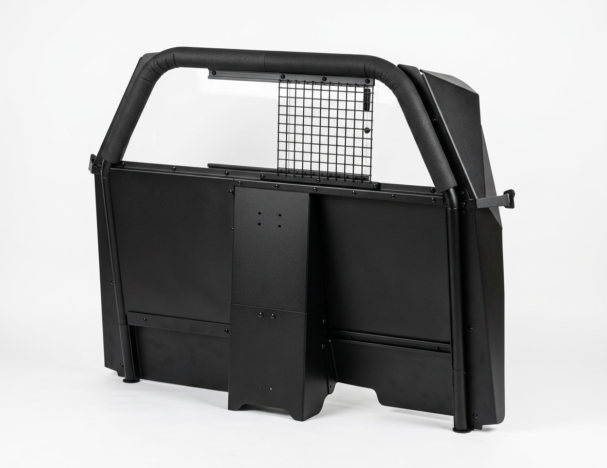 Partition – Space Creator (Full Window + Safety Wire) – Silverado SSV (2023+)