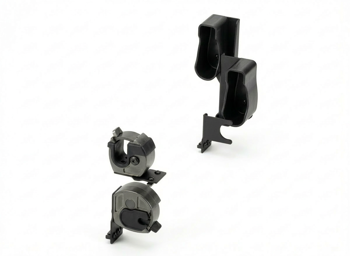 Gun Rack – Single Cell Mount – Vertical – Dual (AR + Shotgun – ZRT) (Ford PI Utility 2020+)