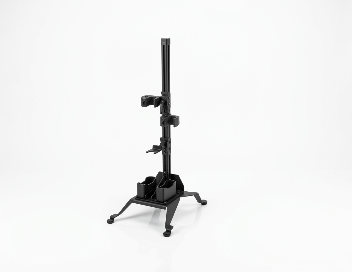 Gun Rack – Rear Seat Mount – Vertical – Dual (AR + Shotgun – ZRT) (Dodge Durango 2019+)