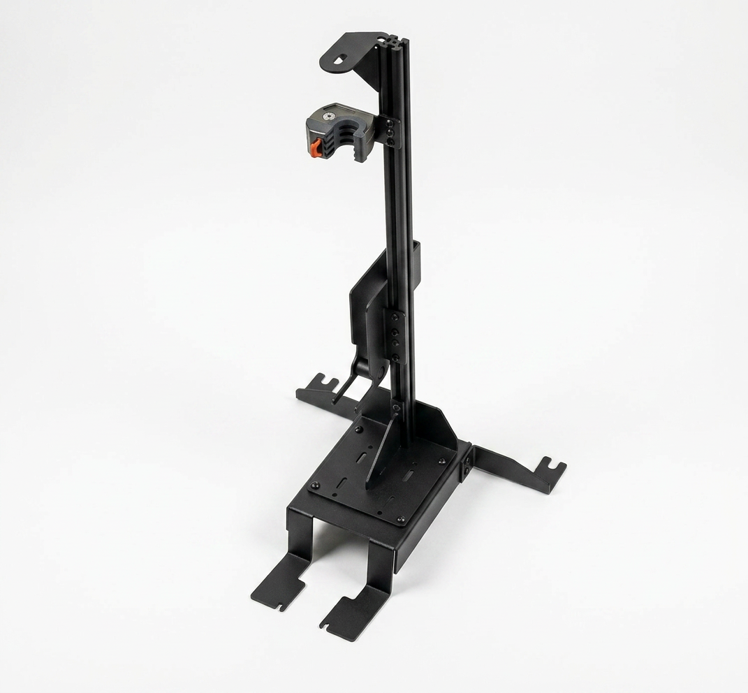 Gun Rack – Floor Mount – Vertical Single AR Suppressor Secure (ZRT Lock, PI Utility 2020+)