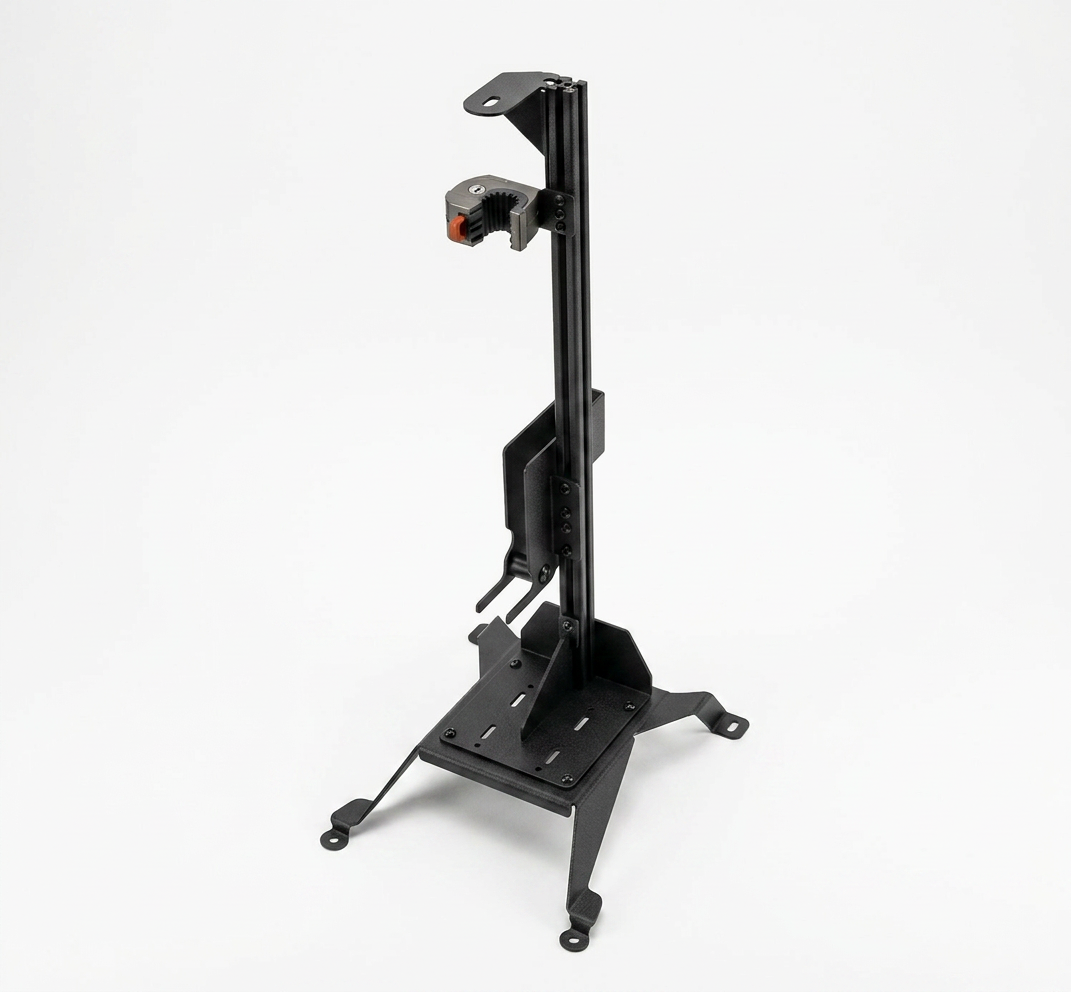 Gun Rack – Floor Mount – Vertical Single AR Suppressor Secure (ZRT Lock, Durango 2021+)