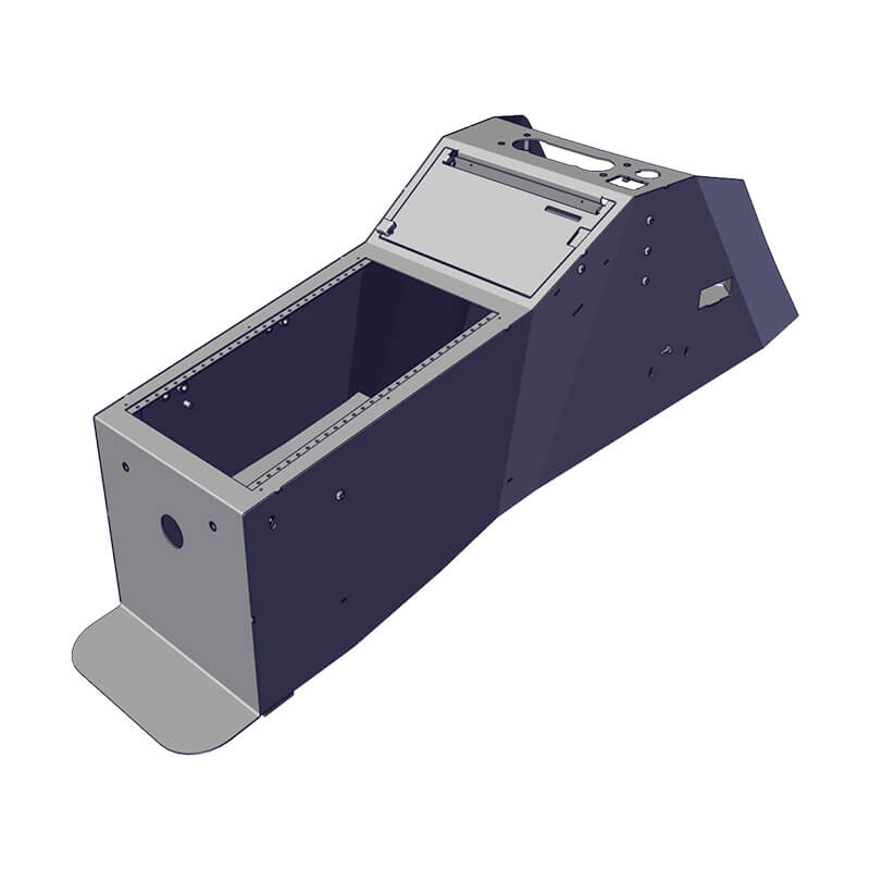 Contour Console – 14" – Integrated Printek–Brother Max Depth Horizontal Contour (FORD PI UTILITY 2020+)