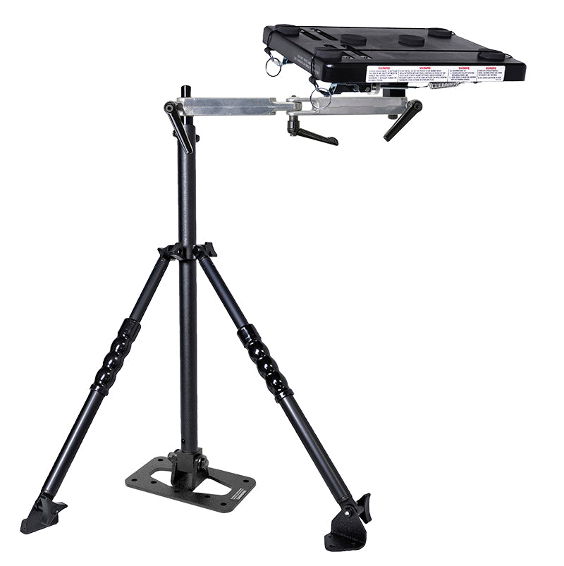 Universal Laptop Mount – Flat Floor Mount with Tripod Support