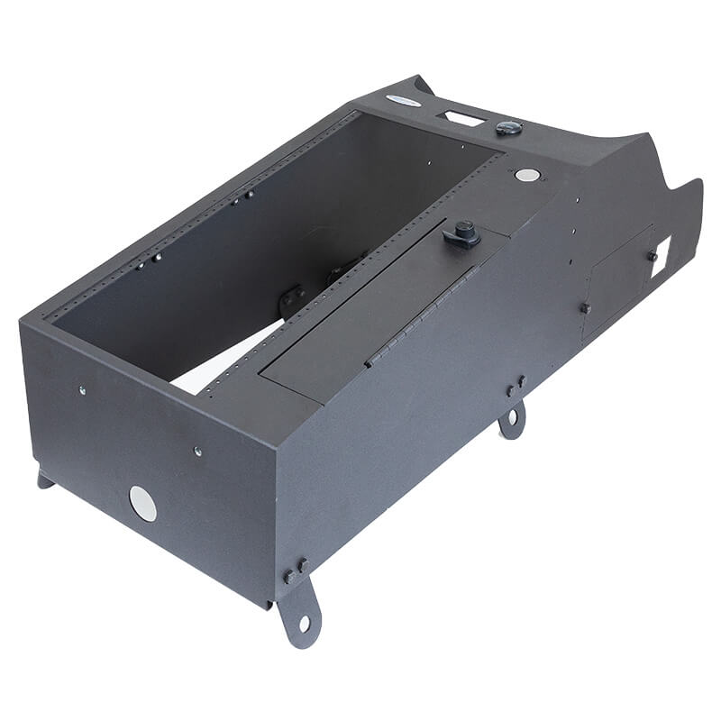 Contour Console – 20" – Horizontal Contour with Locking Lid (CHEVY TAHOE 2021–2024)