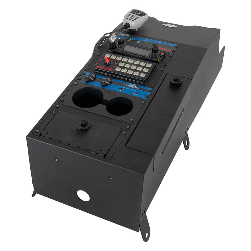 Contour Console – 20" – Horizontal Contour with Locking Lid (CHEVROLET SILVERADO 1500 PPV/SSV 2023+)