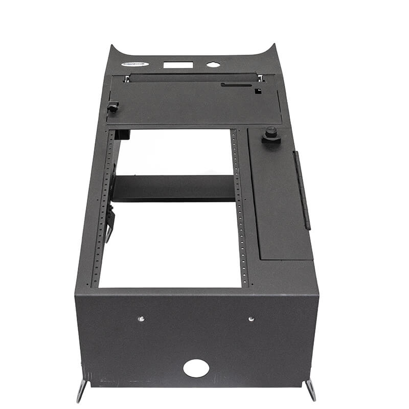 Contour Console – 14" – Integrated Printek–Brother with Locking Lid Horizontal Contour (CHEVY TAHOE 2021–2024)