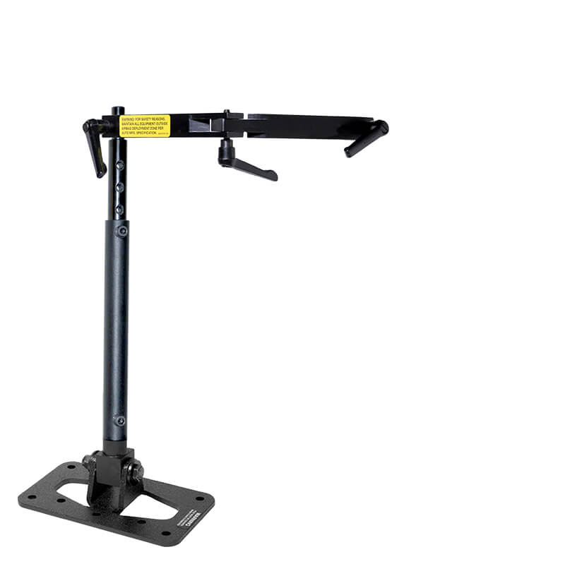 Universal Computer Mount with 12" Rod – Floor Mount