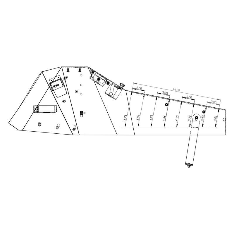 Contour Console – 14" – Integrated Printek–Brother Horizontal Contour (FORD PI UTILITY 2020+)