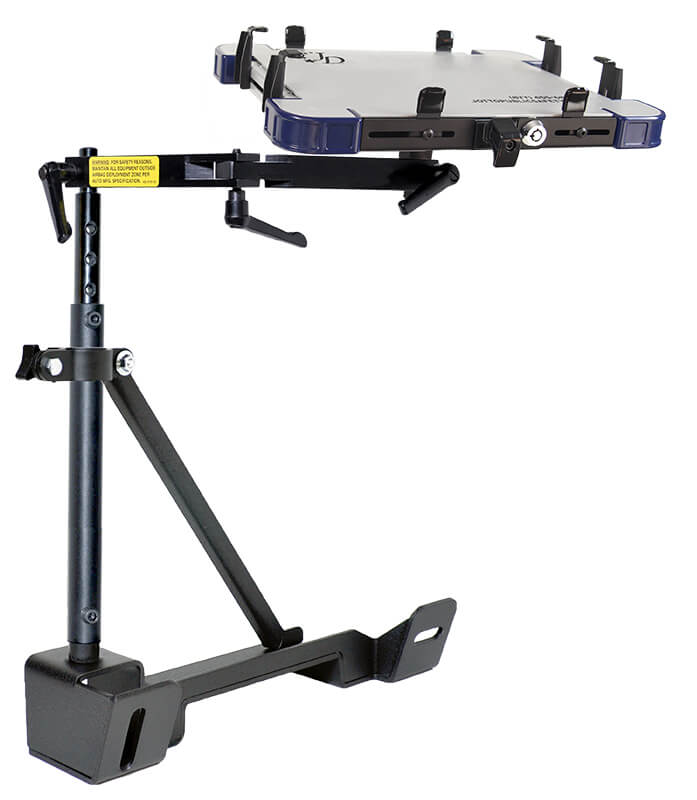 No Holes Laptop Mount – Dodge Ram (2009–2018) / Ram SSV, Classic, 2500 & 3500 (2019+)